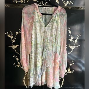 Love Shack Fancy watercolor dress